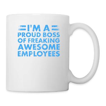 Je suis un fier patron de Damn Great - Mug blanc - blanc - Droite