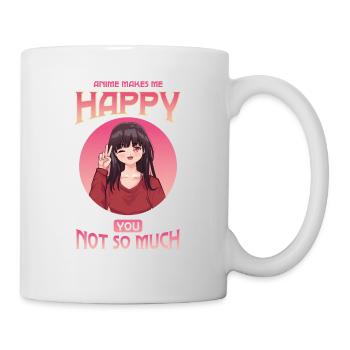 L’anime me rend heureux, pas tellement pour - Mug blanc - blanc - Droite
