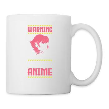 Warning can start talking spontaneously - Mug - white - Right