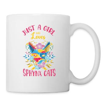Just One Girl, The Sphynx Cats For - Mug - white - Right