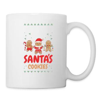 Très probablement mange des biscuits du Père Noël pour - Mug blanc - blanc - Droite