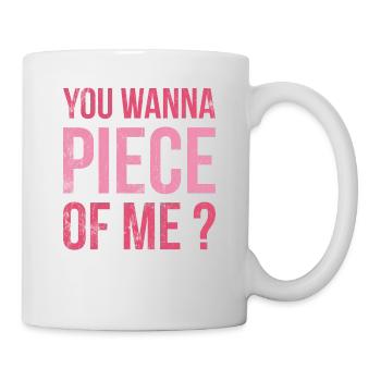 Tu veux un morceau de moi pour les fans de pâtisserie ou de pâtisserie - Mug blanc - blanc - Droite