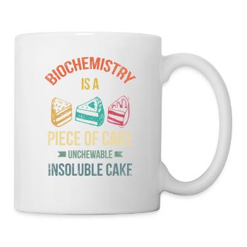 Biochemistry is a no-brainer for Baker Or - Mug - white - Right