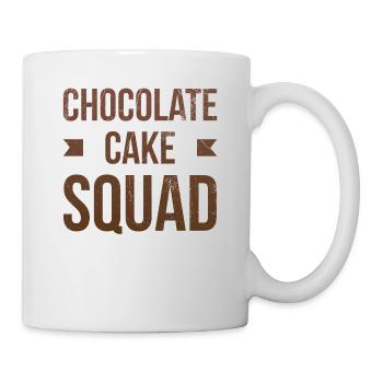 Schokoladenkuchen-trupp Für Bäcker- Oder Backfans - Tasse - Weiß - Rechts