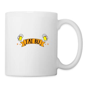 Geschenke für Bierliebhaber Humor biere apero - Tasse - Weiß - Rechts