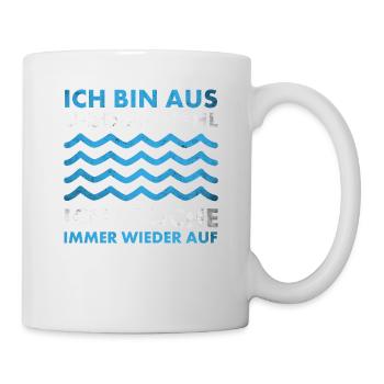 Bin aus U-Boot-Stahl ich tauche immer wieder auf, - Tasse - Weiß - Rechts