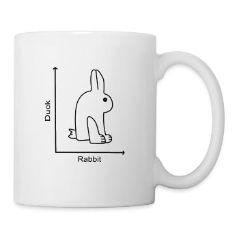 DUCK RABBIT - Hase Ente - Graph lesson - Tasse - Weiß - Rechts