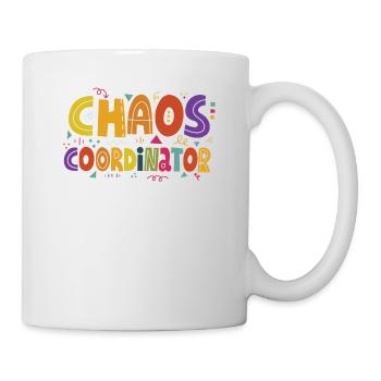 Coordonnatrice du chaos pour grand-mère grand-mère - Mug blanc - blanc - Droite