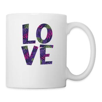 Liebe Nanny Life Für Großmutter Oma - Tasse - Weiß - Rechts