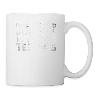 Introverted but ready to play tennis for tennis - Mug - white - Right