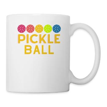 Pickleball design for Pickleball players or - Mug - white - Right