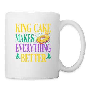 King Cake Makes Everything Better for Baker Or - Mug - white - Right