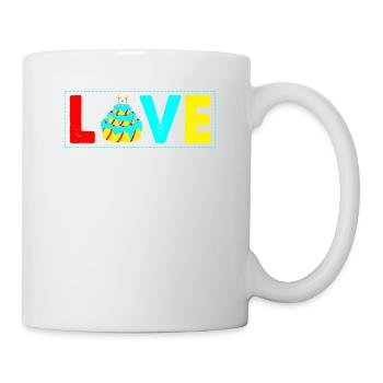 Love Cake For Bakers Or Baking Fans - Mug - white - Right