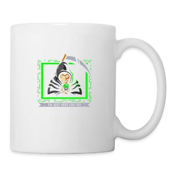 Détendez-vous, je suis juste là pour le - Mug blanc - blanc - Droite