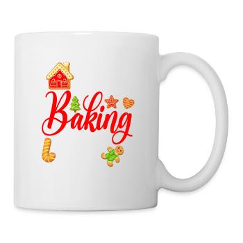 Cookie baking crew for baking or baking - Mug - white - Right