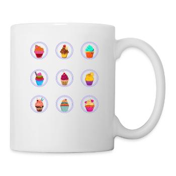 Cupcakes pour les boulangers ou les amateurs de pâtisserie - Mug blanc - blanc - Droite
