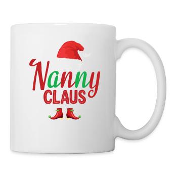 Nanny Claus Design Für Großmutter Oma - Tasse - Weiß - Rechts
