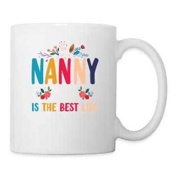 Das Nanny-leben Ist Das Beste Leben Für Großmutter - Tasse - Weiß - Rechts