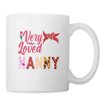 Very Beloved Nanny For Grandmother Grandma - Mug - white - Right