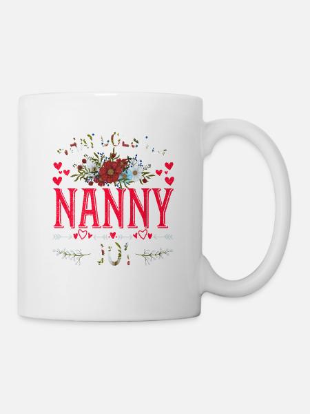 Que fait The Nanny ? Pour grand-mère grand-mère - Mug blanc - blanc