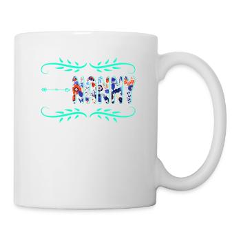 Je suis la nounou folle pour grand-mère grand-mère - Mug blanc - blanc - Droite