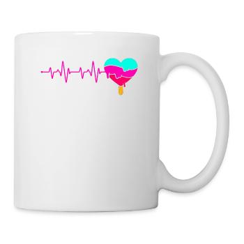 Heartbeat Ice Cream For Frozen Sweet Fans - Mug - white - Right