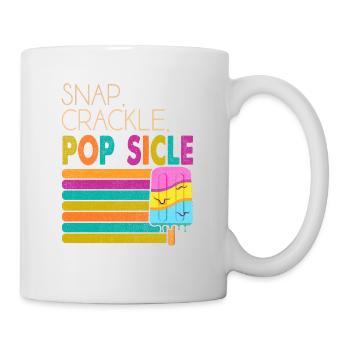Snap Crackle Pop-sicle Für Gefrorenen Süßen Fan - Tasse - Weiß - Rechts