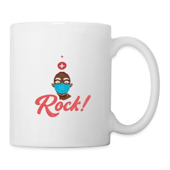 Black Nurse Rock For Den - Mug - white - Right