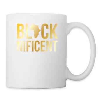 Blacknificent For Proud African Americans - Mug - white - Right