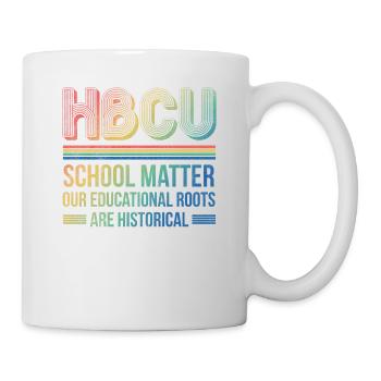 Hbcu School Matter Nos racines éducatives - Mug blanc - blanc - Droite