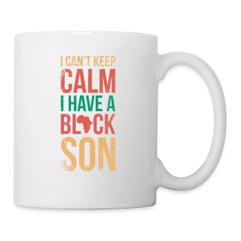 Je ne peux pas rester calme, j’ai un - Mug blanc - blanc - Droite