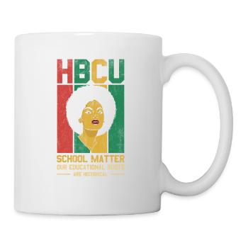 Hbcu School Matter Nos racines éducatives - Mug blanc - blanc - Droite