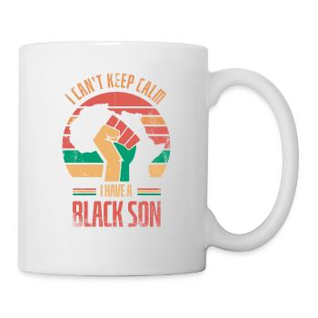 Je ne peux pas rester calme, j’ai un - Mug blanc - blanc - Droite