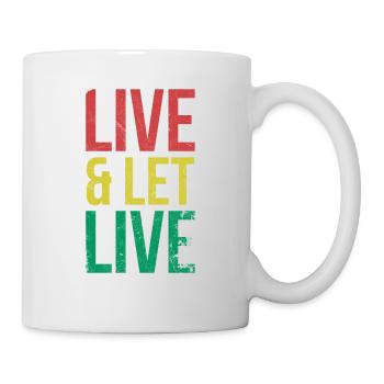 Live & Let Live for the Pride of African Americans - Mug - white - Right