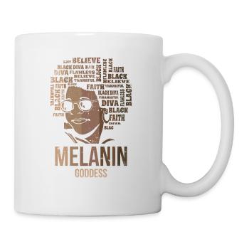 Melanin Goddess For Pride African Americans - Mug - white - Right