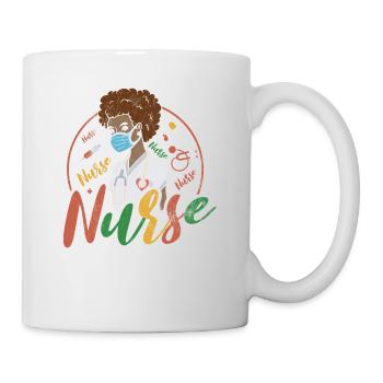 Nurse For Pride Black - Mug - white - Right