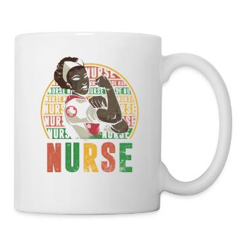 Nurse For Pride Black - Mug - white - Right