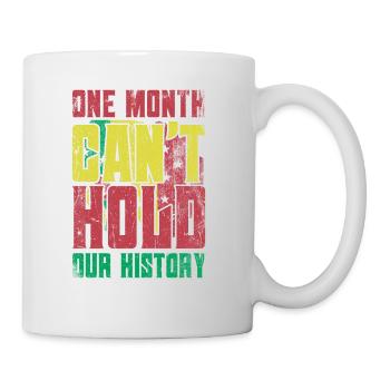 Un mois ne peut pas raconter notre histoire pour la Fierté - Mug blanc - blanc - Droite