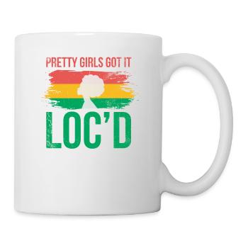 Les jolies filles l’ont pour l’Africain - Mug blanc - blanc - Droite