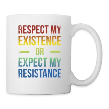 B Steht Für Schwarz Und Brillant Für Pride African - Tasse - Weiß - Rechts
