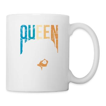 Queen For Pride Black African American Woman - Mug - white - Right