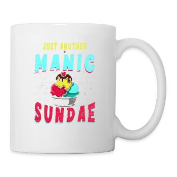 Just another crazy sundae for - Mug - white - Right