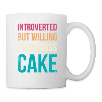 Introverted but ready to work for Baker Or - Mug - white - Right
