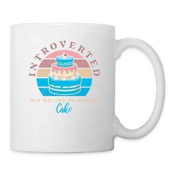 Introverted but ready to work for Baker Or - Mug - white - Right