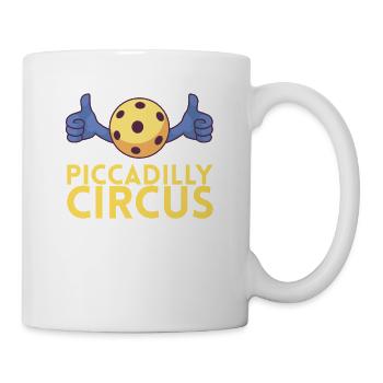 Piccadilly Circus pour les joueurs de pickleball ou - Mug blanc - blanc - Droite