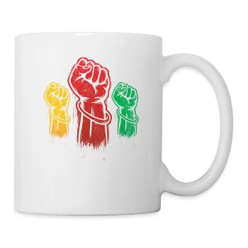Stehen Sie Gegen Ungerechtigkeit Für Stolzen - Tasse - Weiß - Rechts
