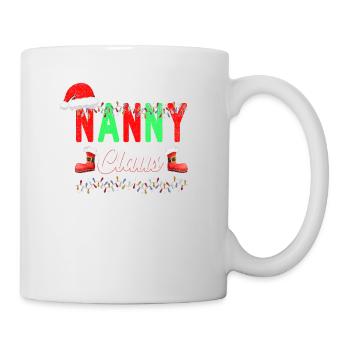 Nounou Claus Casquette de Noël pour grand-mère grand-mère - Mug blanc - blanc - Droite