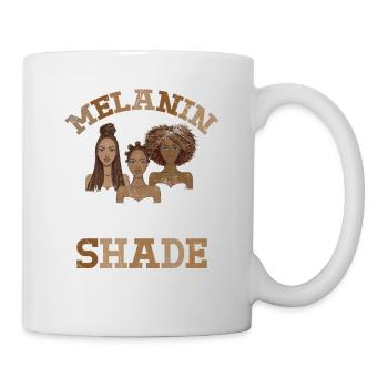 Melanin Yep Wir Sind Throwin Shade For Pride - Tasse - Weiß - Rechts