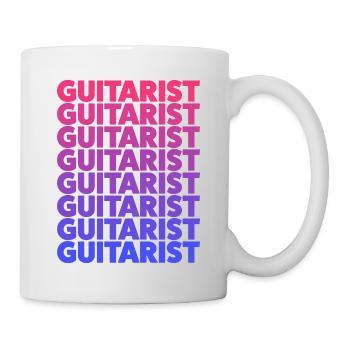 Cool Guitarist Design Gift Idea - Mug - white - Right
