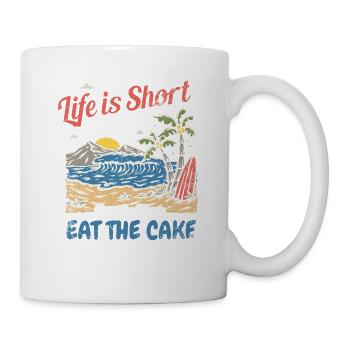 Life is short Take the trip Buy - Mug - white - Right